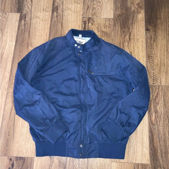 Adler Navy Bomber Jacket - Picture 1 of 4
